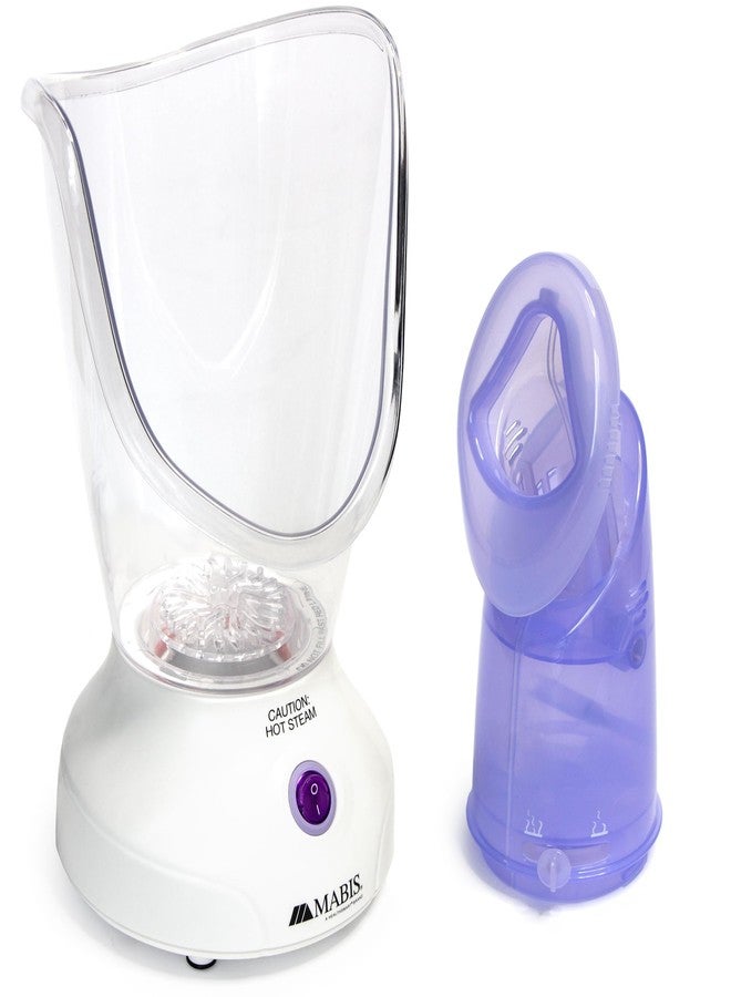 Mabis Steam Inhaler with Adjustable Facial & Nasal Mask (FSA/HSA) - Natural Vapor Inhaler Therapy for Sinus Relief, Skincare, & Pore Cleansing | Plug-in Vaporizer Humidifier - 60ml Liquid Capacity - Image 1